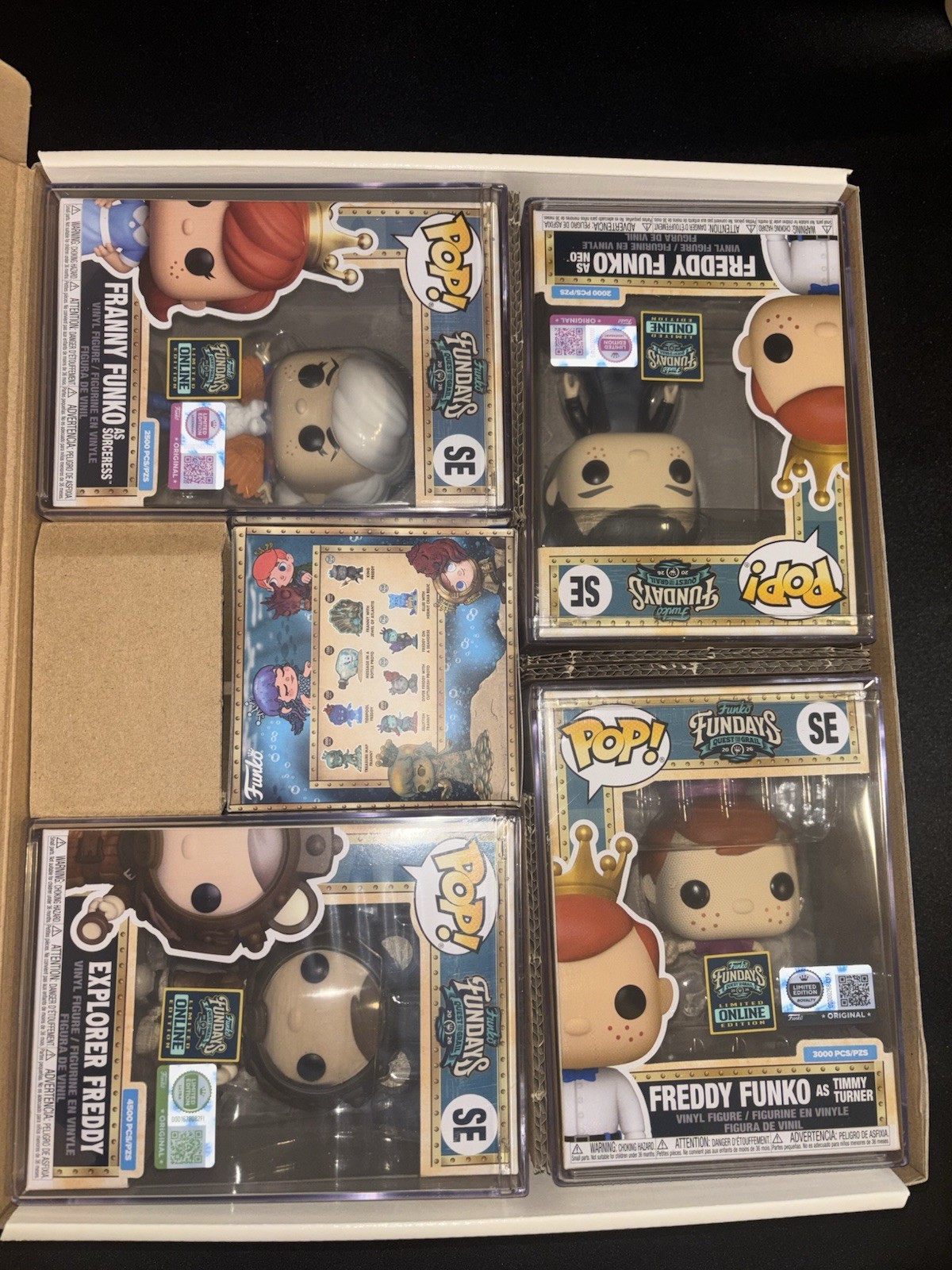 Funko FunDays Exclusive Freddy Funko Pop Vinyl Box of Fun Set 2026 95315 Funko FunDays Exclusive Freddy Funko Pop Vinyl Box of Fun Set 2026 95315