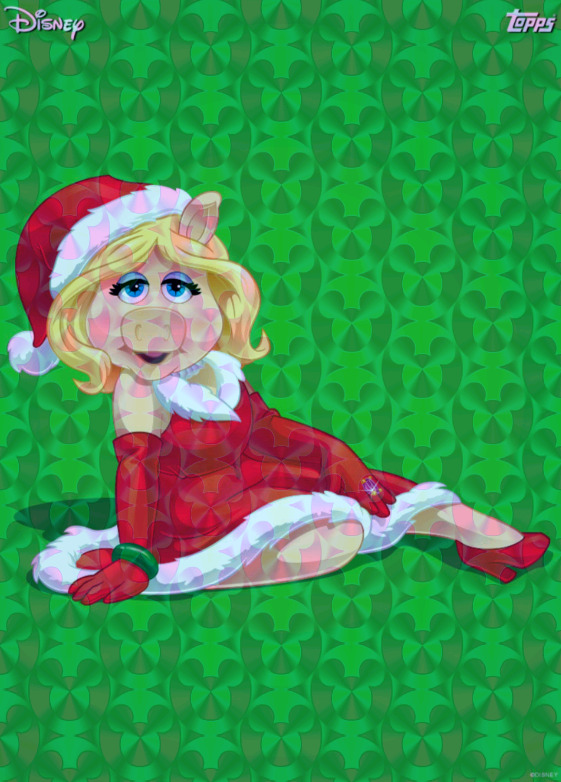 Topps Disney Muppets Christmas 2020 Throwback Limited Mousefractor Miss Piggy