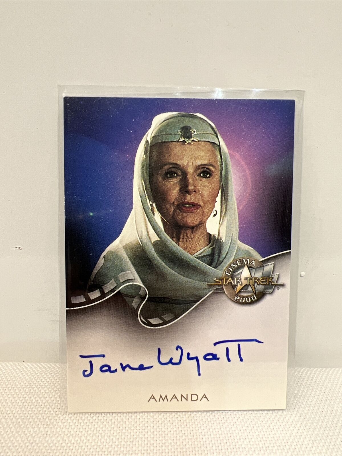 2000 Skybox Star Trek Cinema Jane Wyatt As AMANDA A13 Autograph Card AUTHENTIC