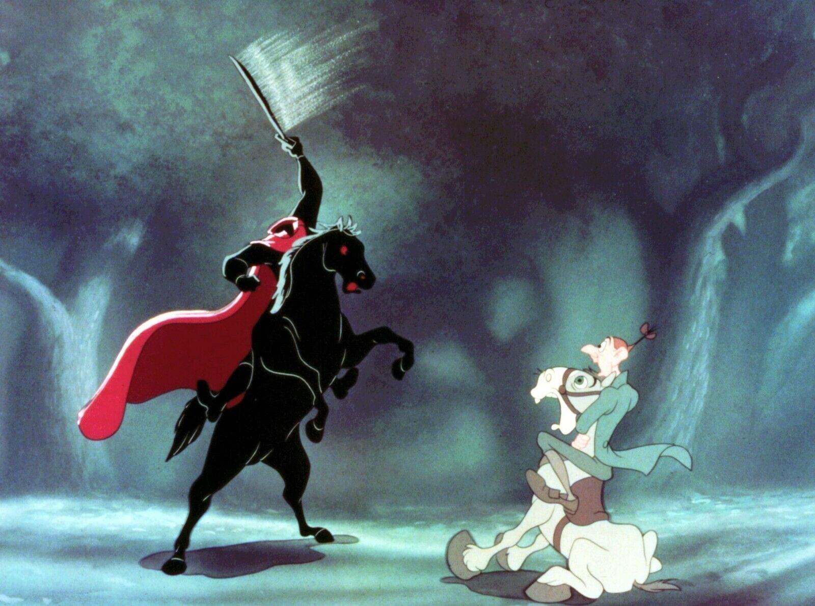 1949 Walt Disney The Adventures Of Ichabod & Mr. Toad Headless Horseman 🎃🐴🎃