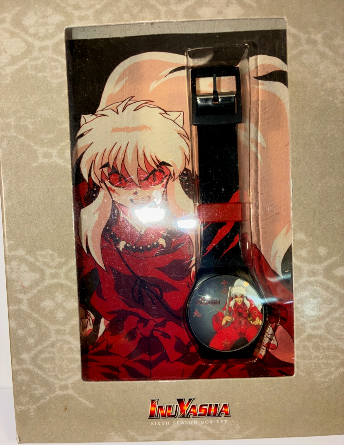 RARE New Inuyasha Collector's Edition Watch Anime 2008 Red & Black