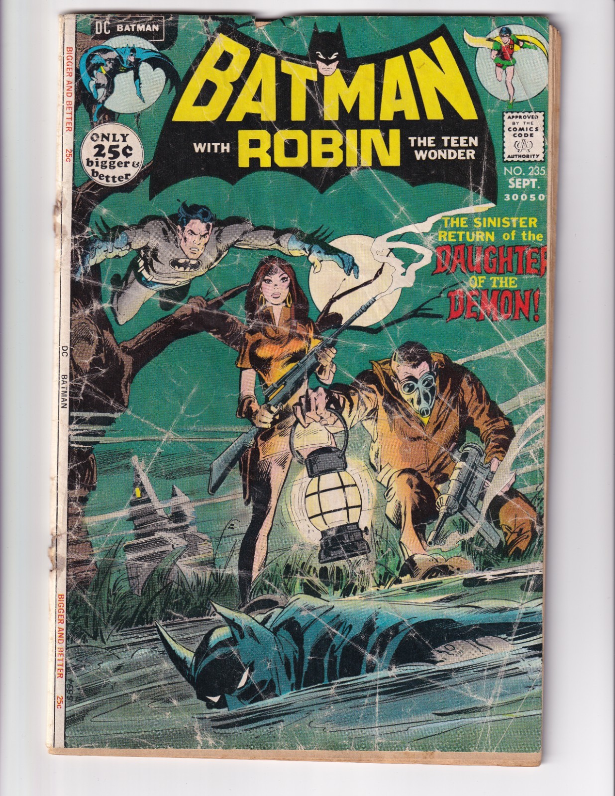 BATMAN 235 FAIR DC COMICS BOOK ROBIN DAUGHTER OF THE DEMON ADAMS TALIA (1971)