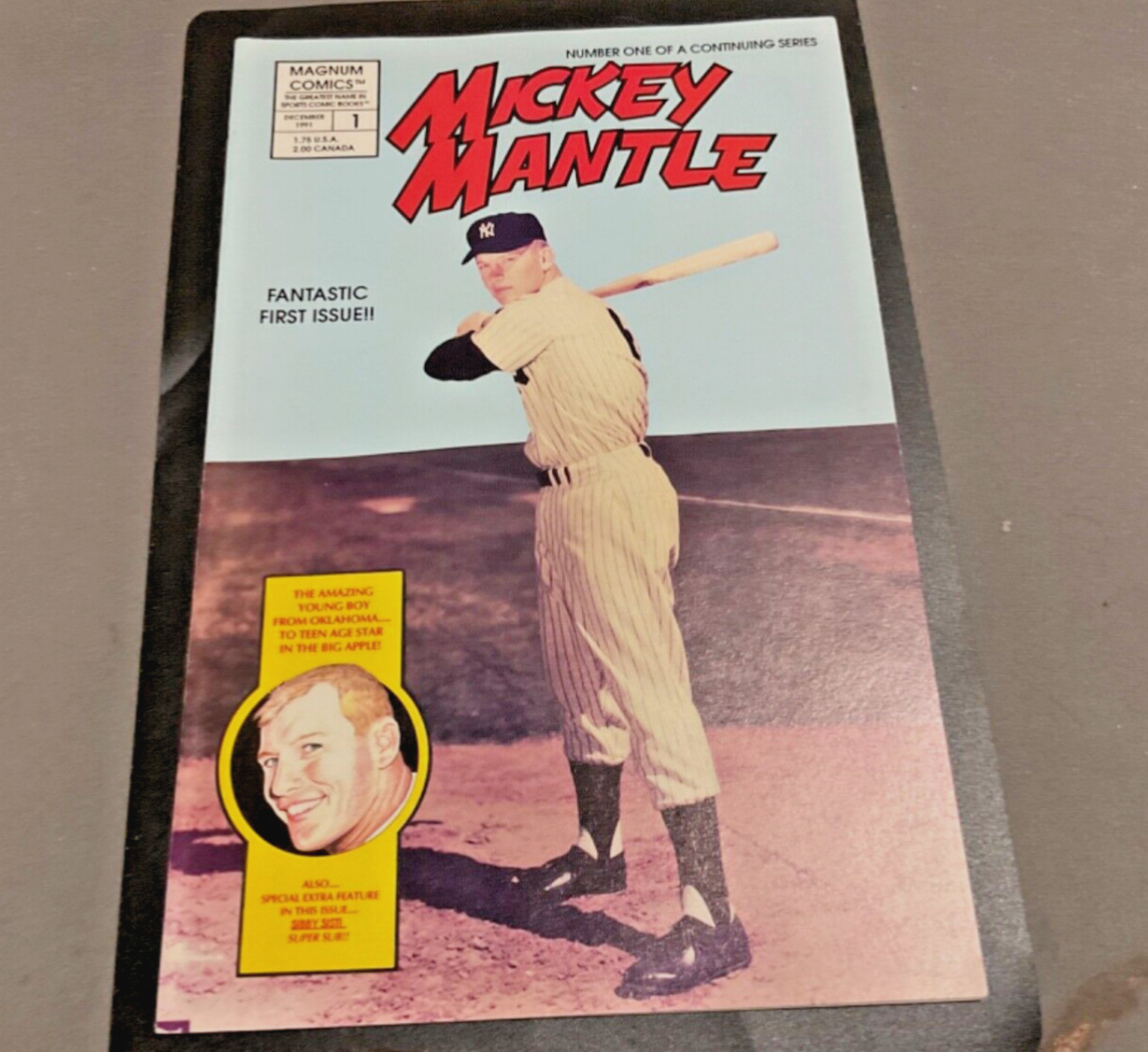 1991 Mickey Mantle Comic Books #1 Magnum 1st Issue Brand New New York Yankees