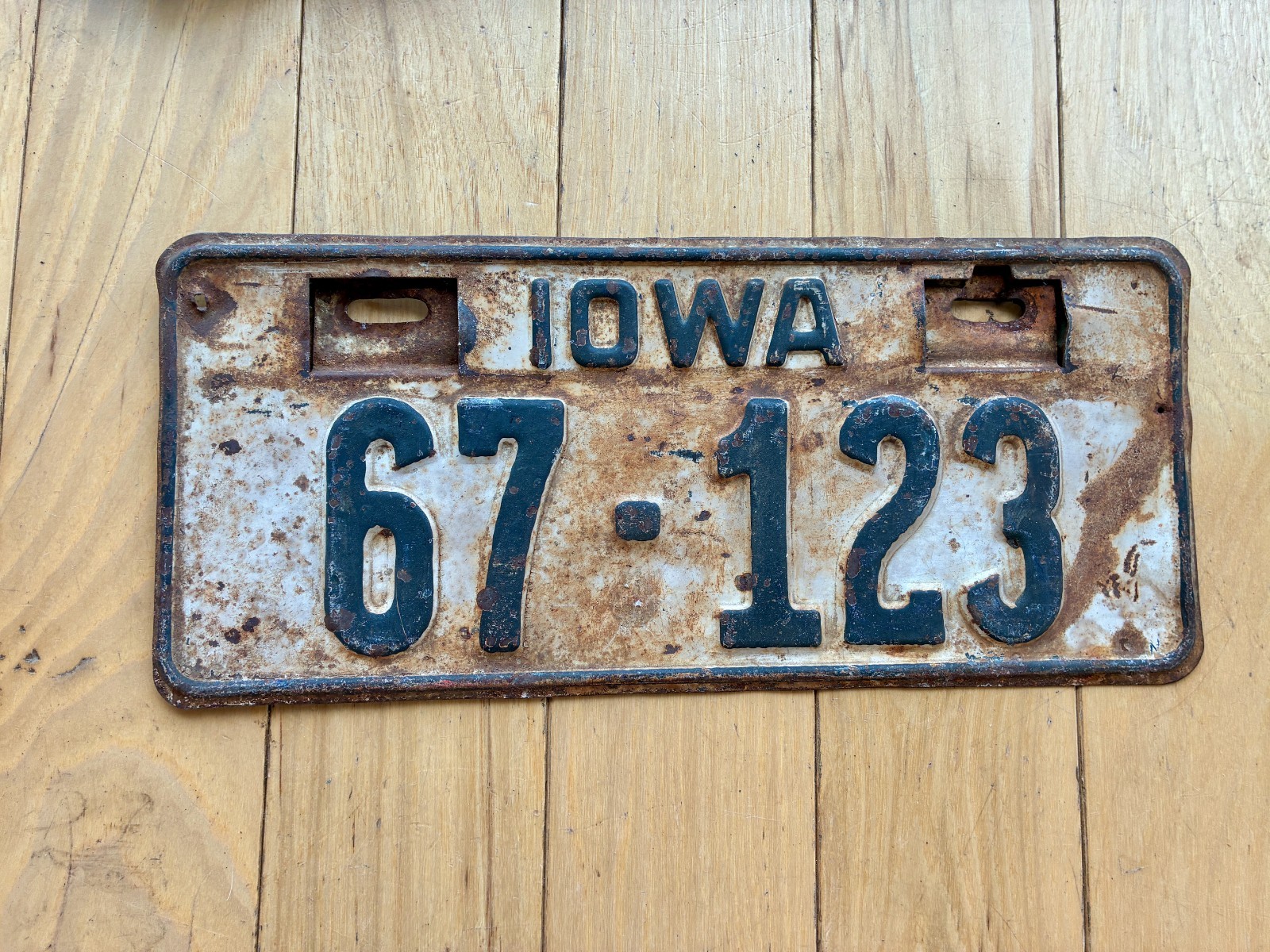 1930s Iowa Truck License Plate 1930s Iowa Truck License Plate