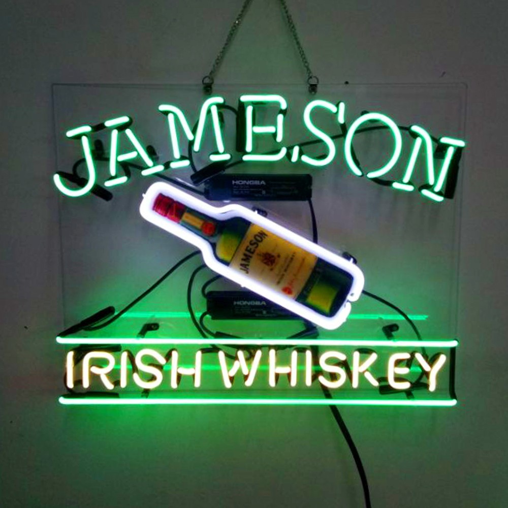 US STOCK Jameson Irish Whiskey Beer Neon Sign 19