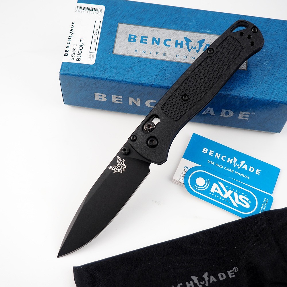 Benchmade Bugout 535BK-2 CF-Elite Black Handle S30V Stainless Steel Pocket Knife Benchmade Bugout 535BK-2 CF-Elite Black Handle S30V Stainless Steel Pocket Knife