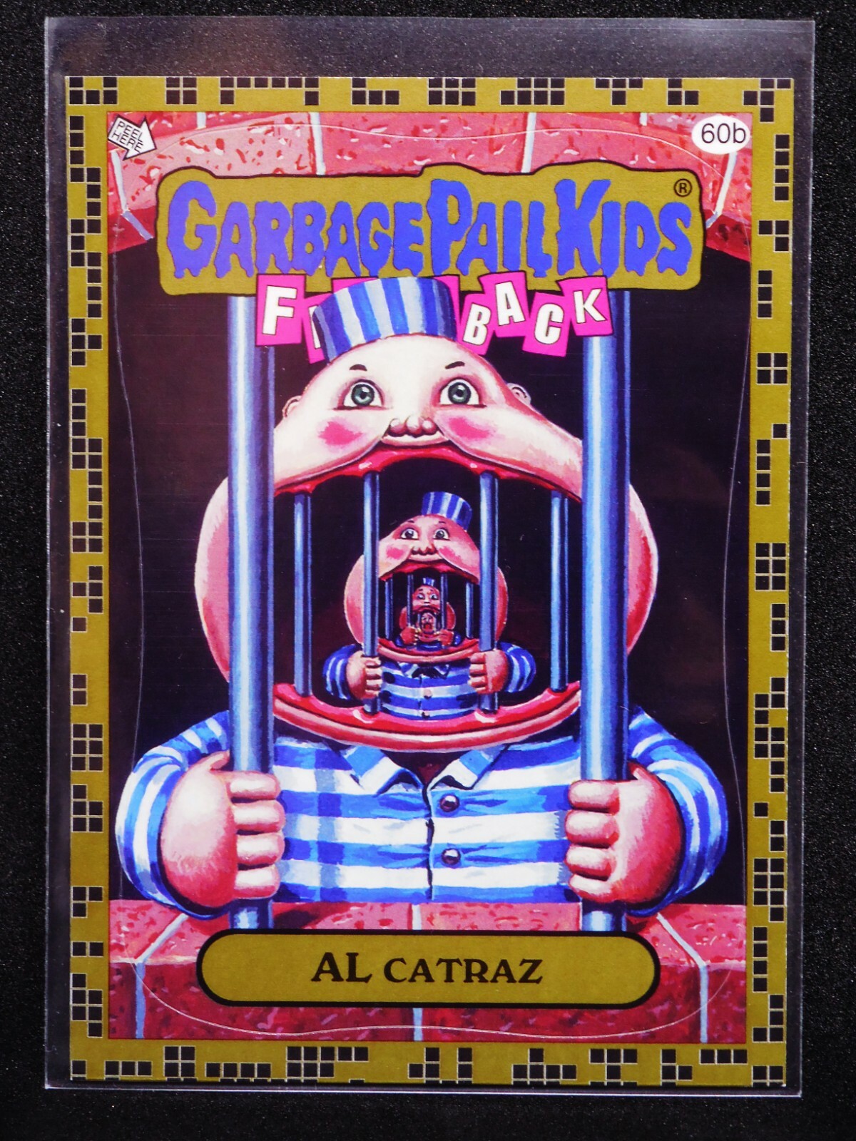 GPK 2011 Flashback Series 2 GOLD Border Parallel Card #60b AL Catraz #1, FB2 FS2 GPK 2011 Flashback Series 2 GOLD Border Parallel Card #60b AL Catraz #1, FB2 FS2