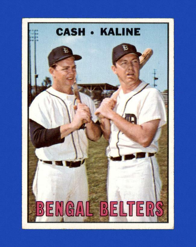 1967 Topps Set Break #216 Al Kaline/Norm Cash EX-EXMINT *GMCARDS*