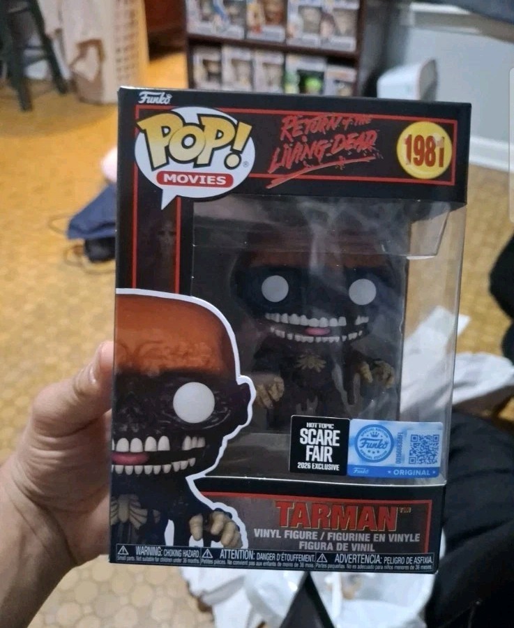 FUNKO POP MOVIES RETURN OF THE LIVING DEAD TARMAN 1981 HOT TOPIC SCARE FAIR EXC FUNKO POP MOVIES RETURN OF THE LIVING DEAD TARMAN 1981 HOT TOPIC SCARE FAIR EXC