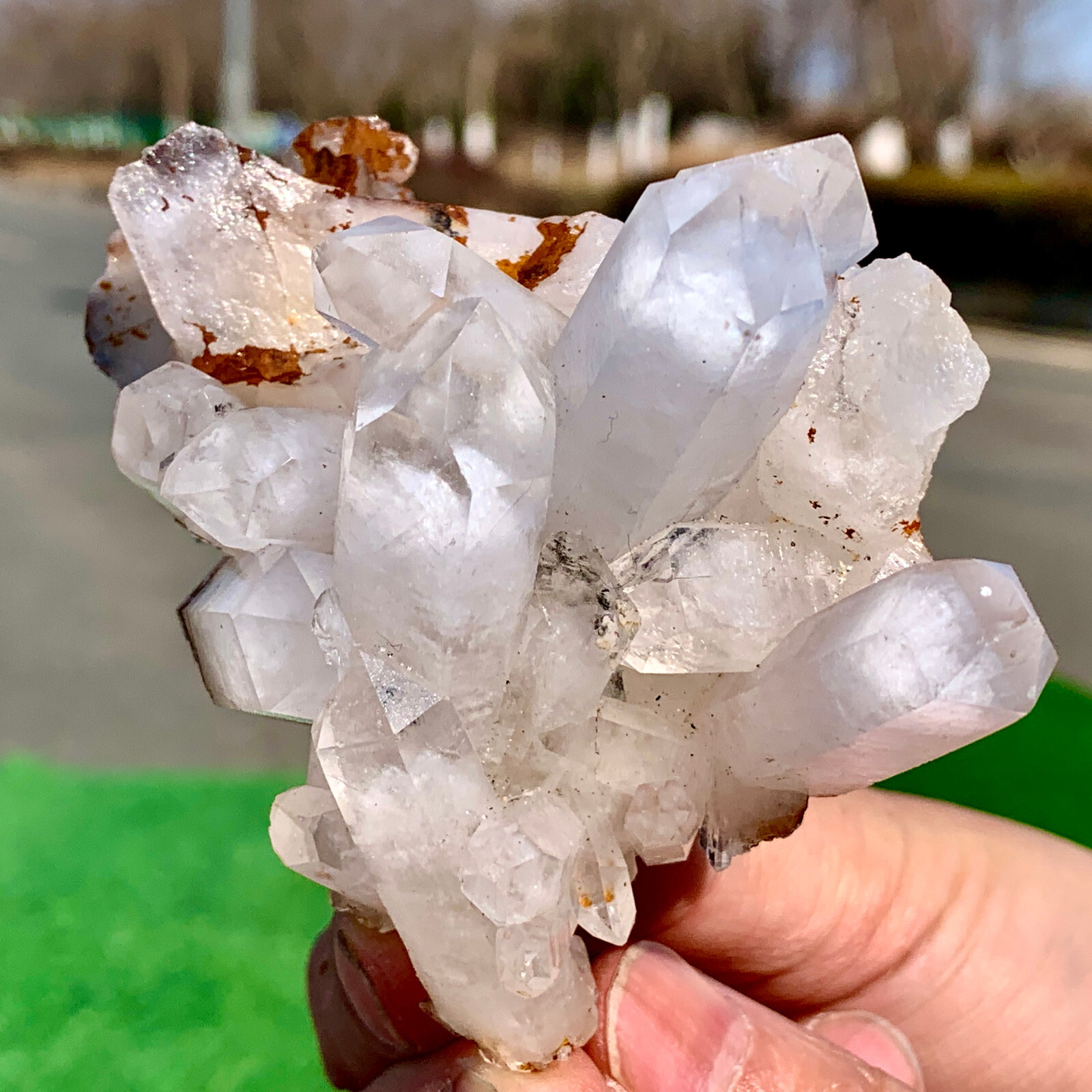 184g A+++ Natural white Crystal Himalayan quartz cluster /mineralsls 184g A+++ Natural white Crystal Himalayan quartz cluster /mineralsls