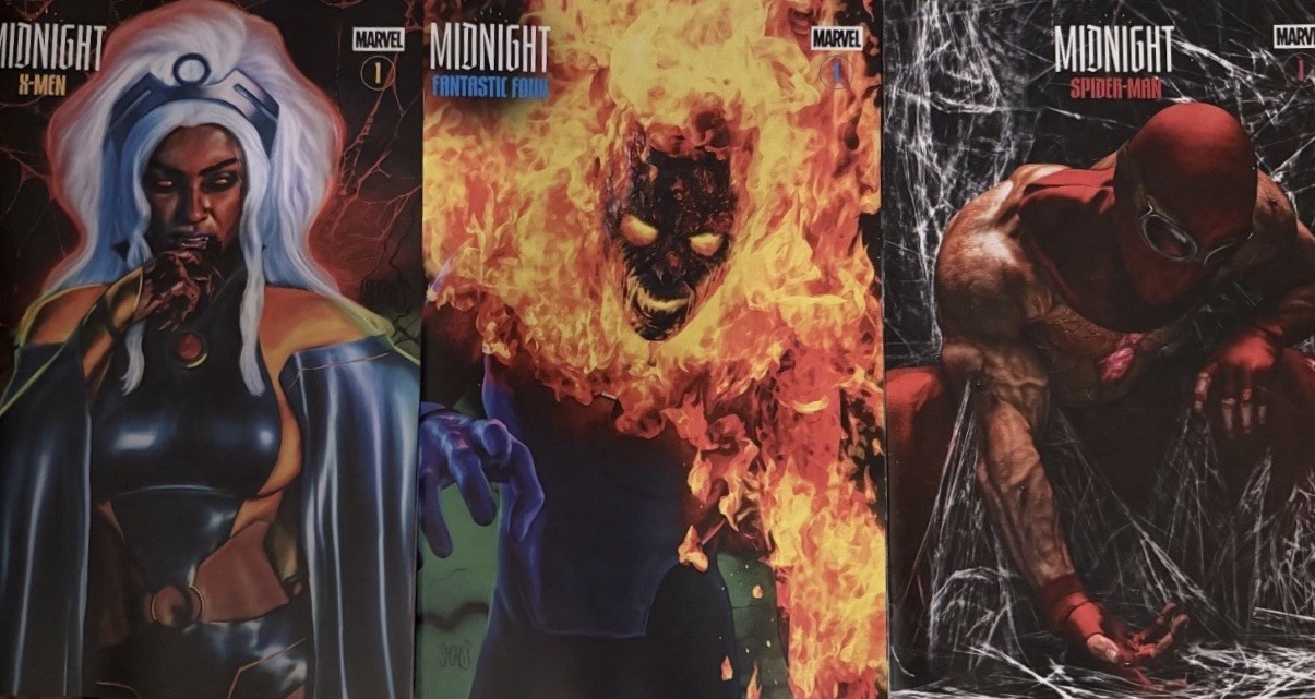 Marvel Midnight set NYCC exclusive Mark Spears X-Men, Spider-Man, Fantastic Four Marvel Midnight set NYCC exclusive Mark Spears X-Men, Spider-Man, Fantastic Four