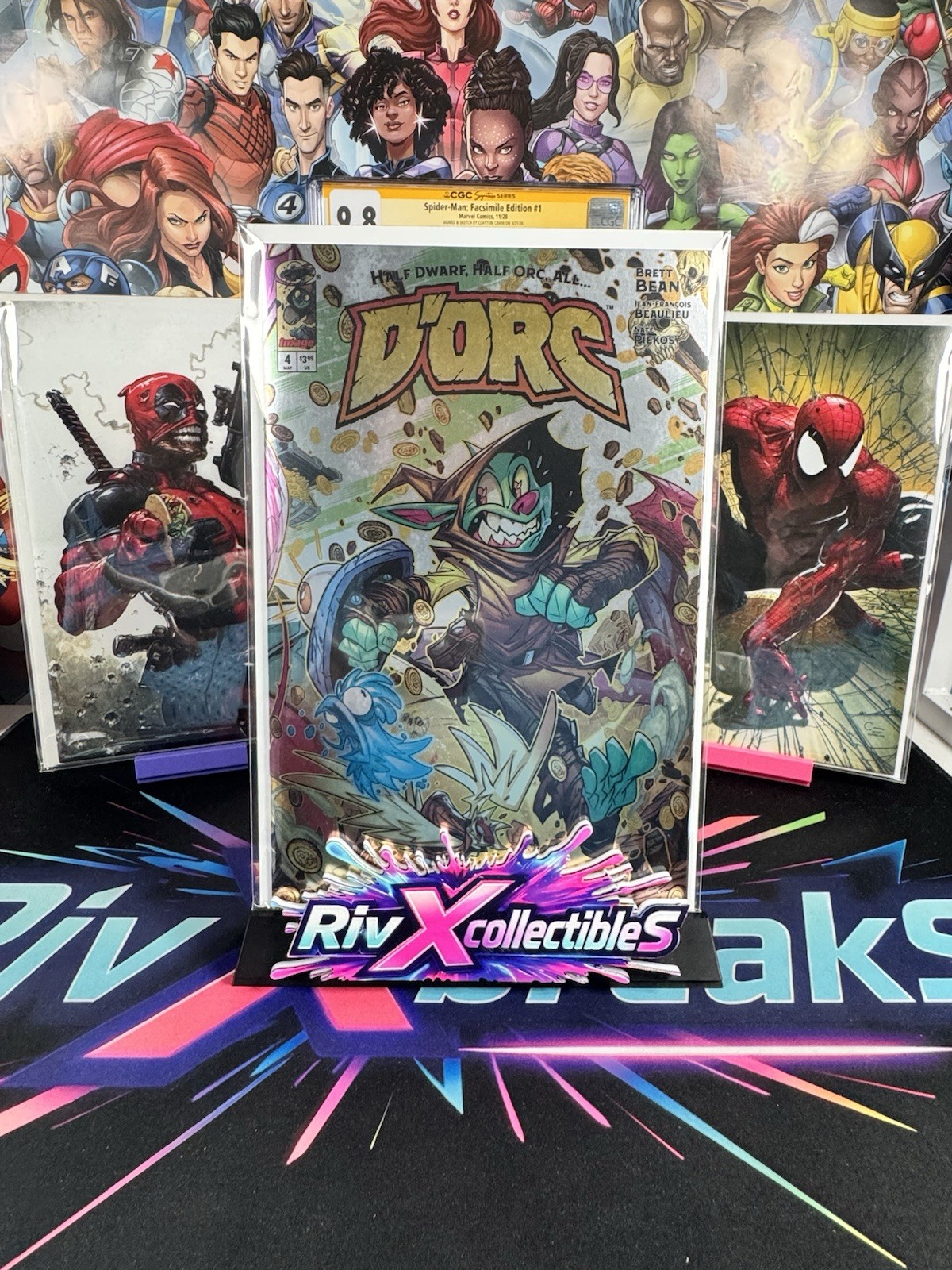 D’ORC #4 Wraparound Foil Variant By JonBoy Meyers LTD 500 - NM D’ORC #4 Wraparound Foil Variant By JonBoy Meyers LTD 500 - NM