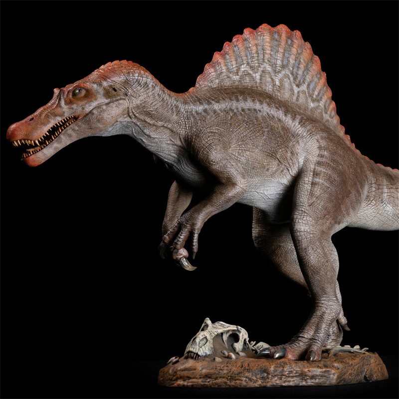 New Nanmu Spinosaurus Supplanter Statue Dinosaur Animal Model Display Figure