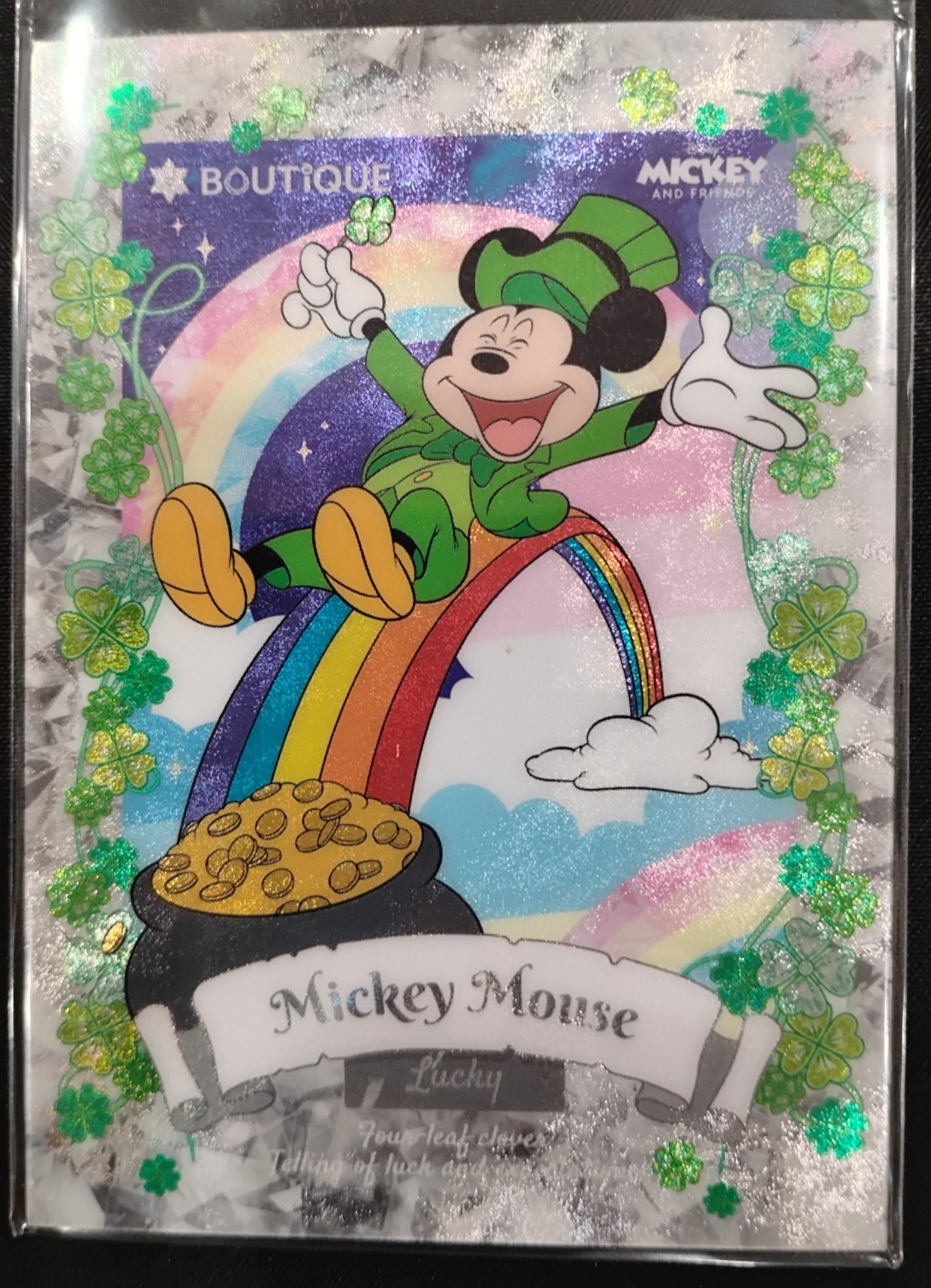 2026 CENESE Boutique Disney Clovers Bliss Mickey Mouse Promo Card 2026 CENESE Boutique Disney Clovers Bliss Mickey Mouse Promo Card