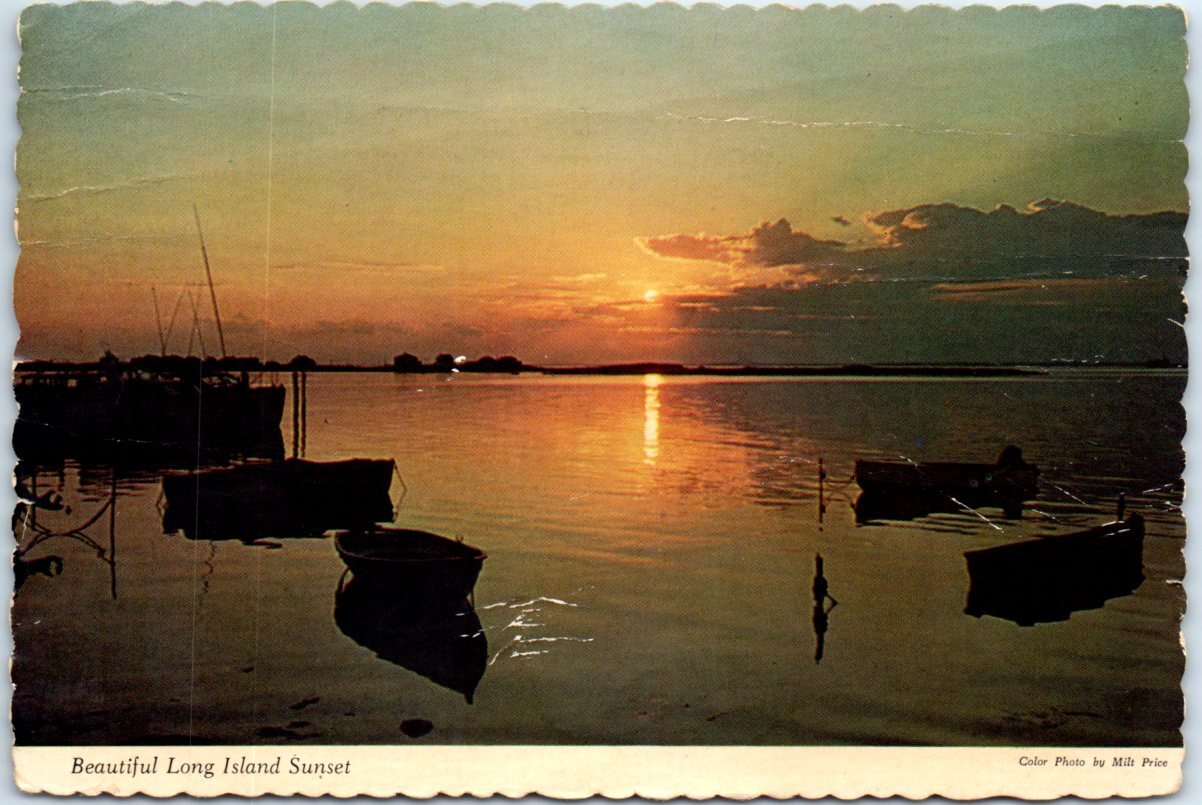 Postcard - Beautiful Long Island Sunset - New York, USA, North America