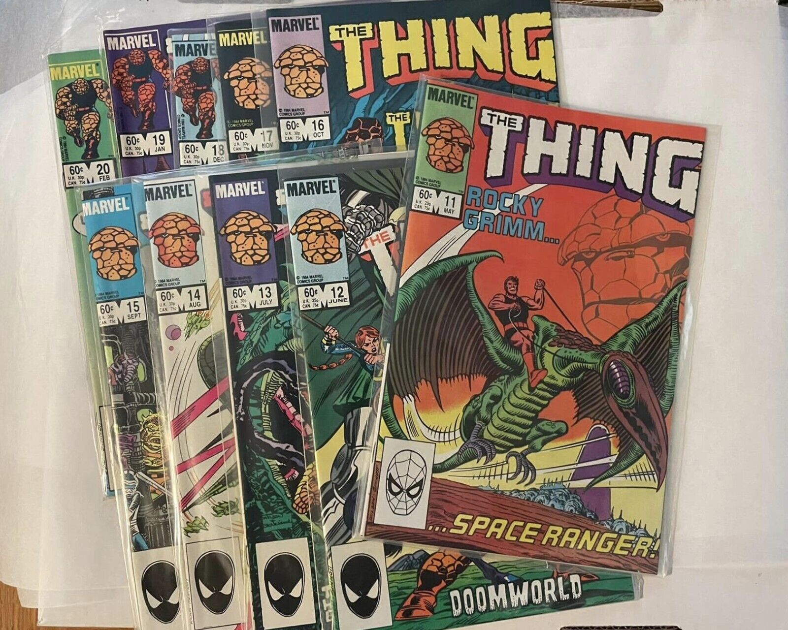The Thing #11 to #20 (10 Consecutive Comics Set - MARVEL 1984) NM/MT