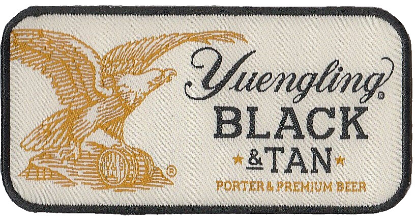 Yuengling Black & Tan Uniform or Shirt Patch  4