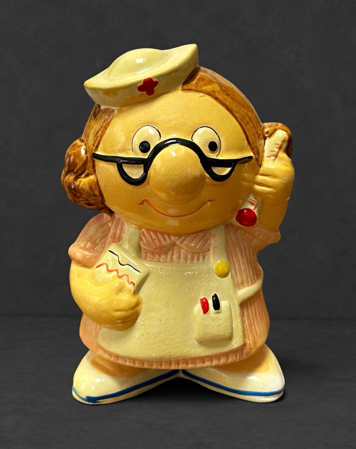 Vintage 1978 Enesco Nurse Ceramic Piggy Bank Figurine Medical Collectible Taiwan Vintage 1978 Enesco Nurse Ceramic Piggy Bank Figurine Medical Collectible Taiwan