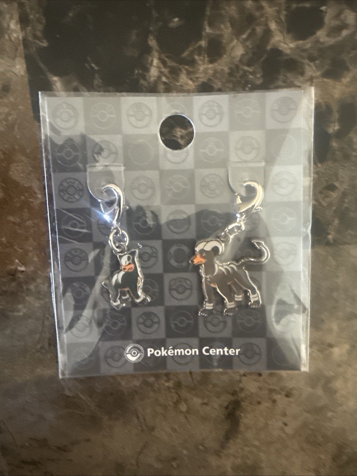 Pokémon Center Japan - Houndour/Houndoom Metal Charm Set - Exclusive/New Pokémon Center Japan - Houndour/Houndoom Metal Charm Set - Exclusive/New