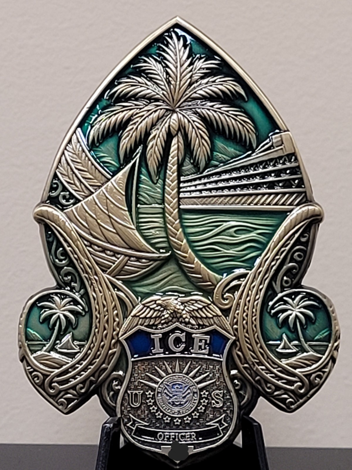 💥LIMITED SERIALIZED🔥HSI ICE GUAM CHALLENGE COIN 💥LIMITED SERIALIZED🔥HSI ICE GUAM CHALLENGE COIN
