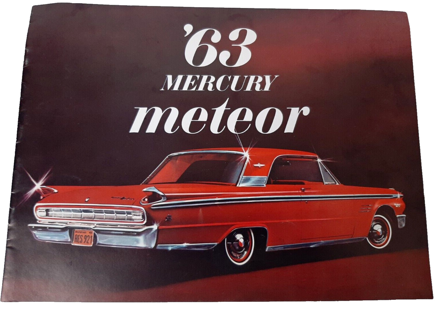Vintage 1963 Mercury Meteor Sales Brochure Catalog Specs Illustrations
