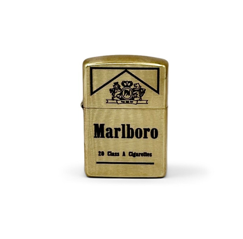 Marlboro Custom Zippo Lighter | Solid Brass Armor Zippo | Made In USA Marlboro Custom Zippo Lighter | Solid Brass Armor Zippo | Made In USA
