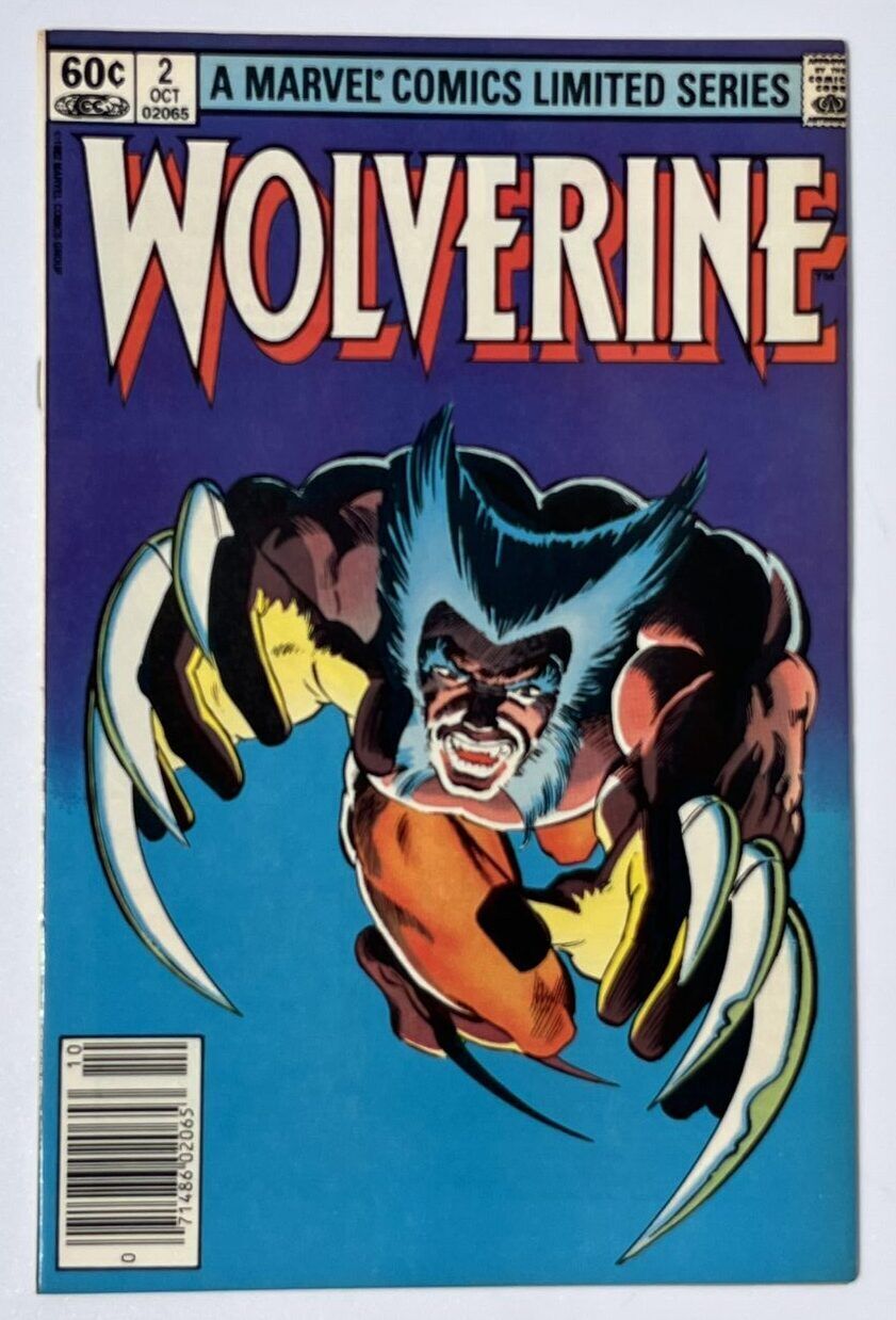 Wolverine #2 (1982) 1st full app. Yukio in 8.0 Very Fine