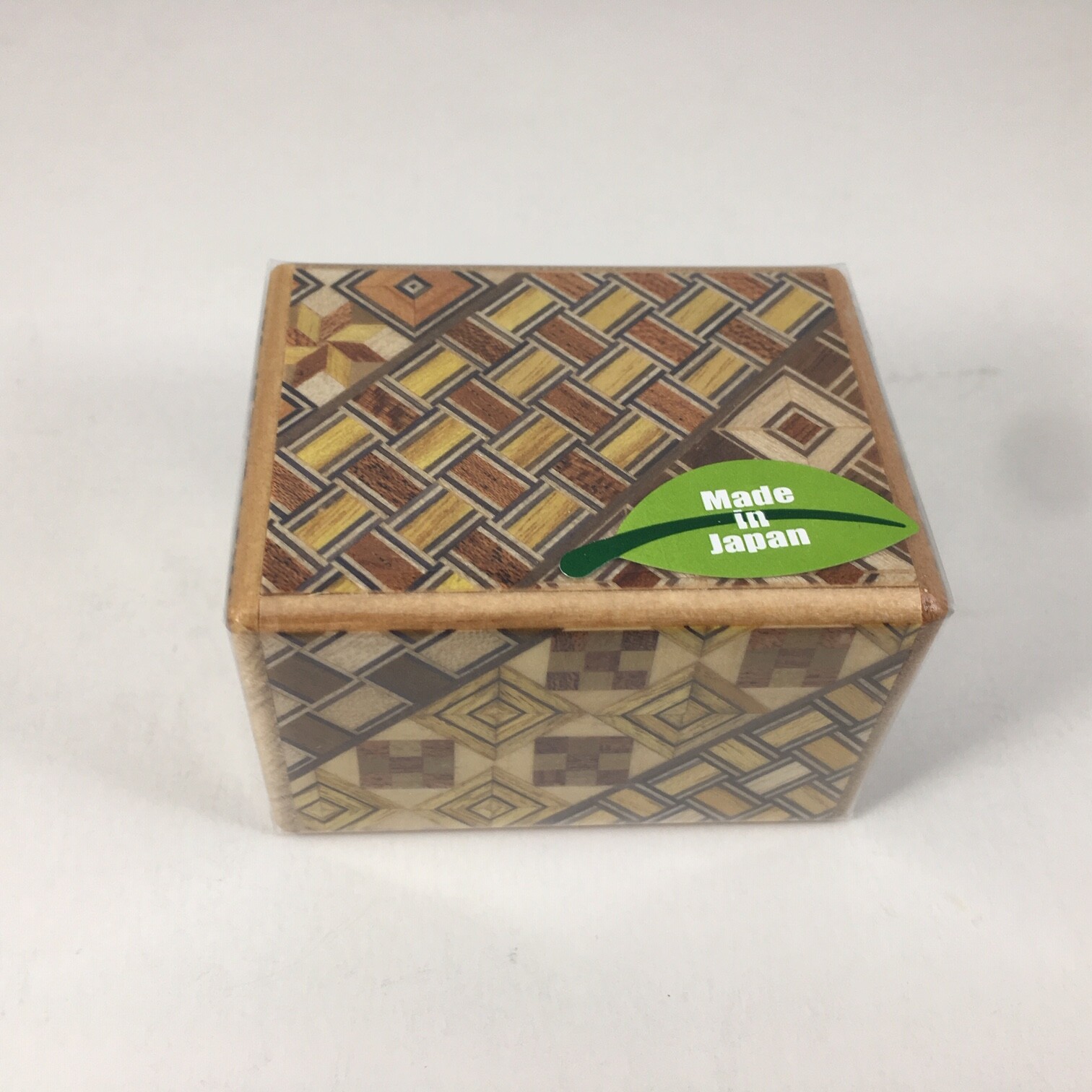 Japanese Samurai Handmade Wooden Yosegi Secret Trick Puzzle Box 5 Steps HK-103 Japanese Samurai Handmade Wooden Yosegi Secret Trick Puzzle Box 5 Steps HK-103
