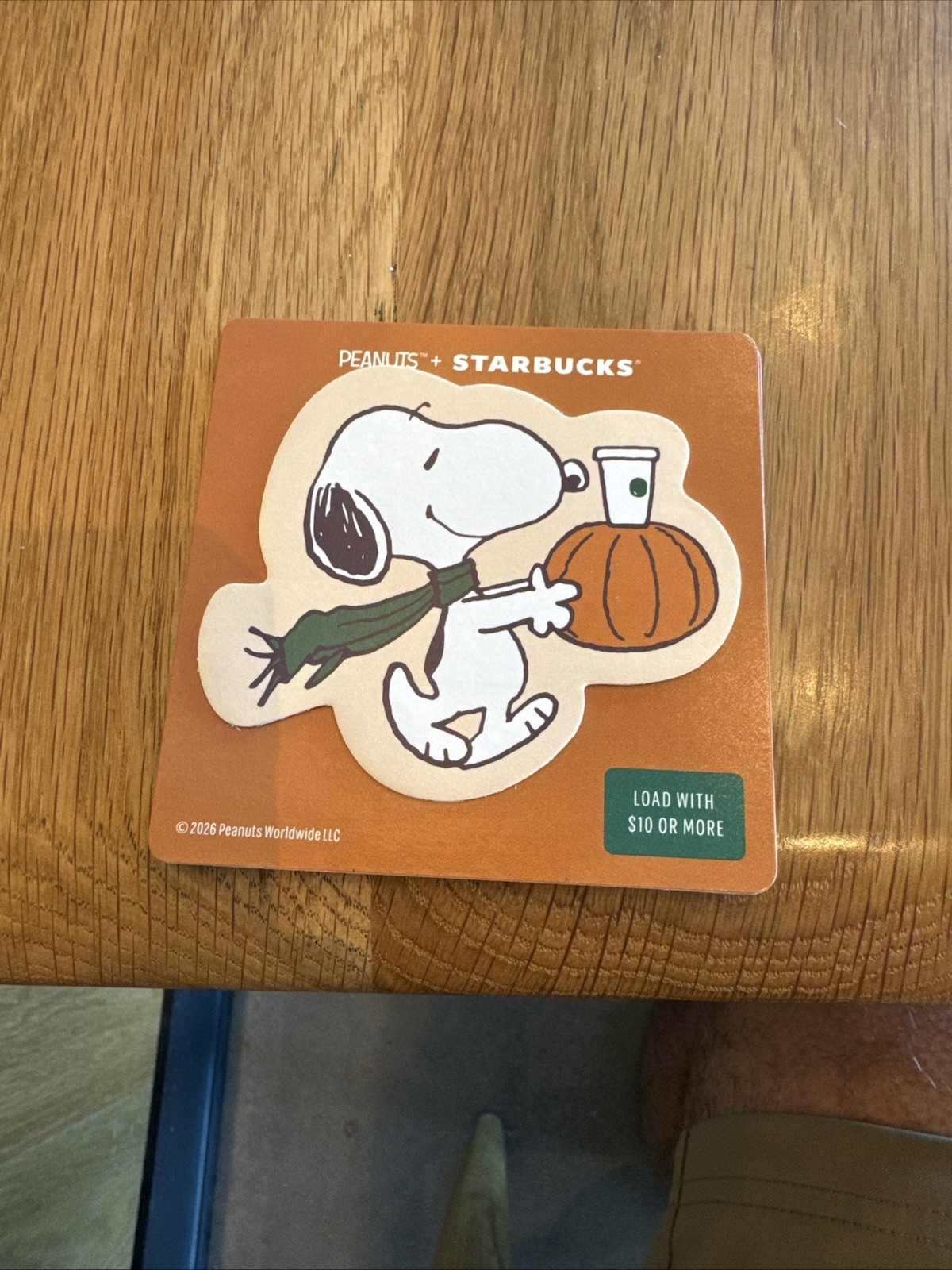 New Starbucks x Peanuts Snoopy Pumpkin $0 Balance gift card Unused New Starbucks x Peanuts Snoopy Pumpkin $0 Balance gift card Unused