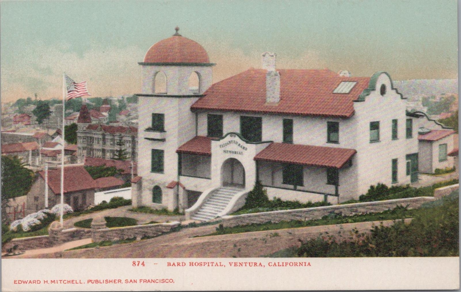 Postcard Bard Hospital Ventura California CA Postcard Bard Hospital Ventura California CA