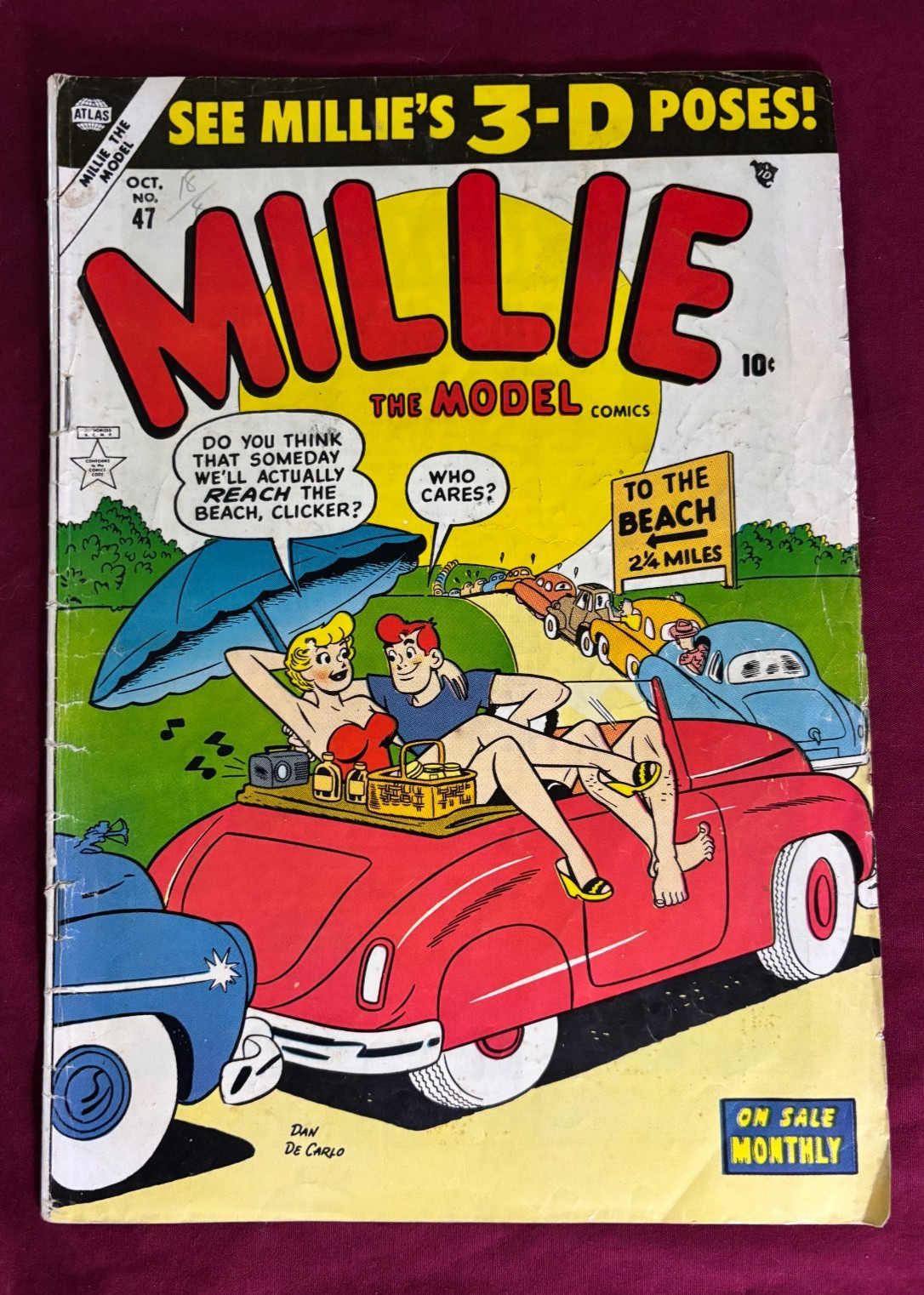 Millie the Model Comics # 47 (1953 Atlas Marvel) Stan Lee Dan DeCarlo VG-