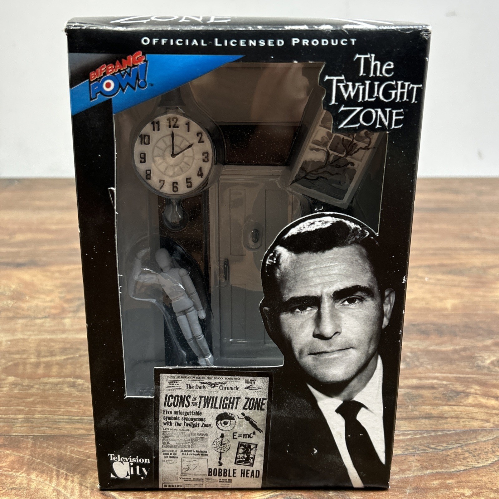 Icons Of The Twilight Zone Bobblehead Revisited Door Bif Bang Pow RARE Icons Of The Twilight Zone Bobblehead Revisited Door Bif Bang Pow RARE