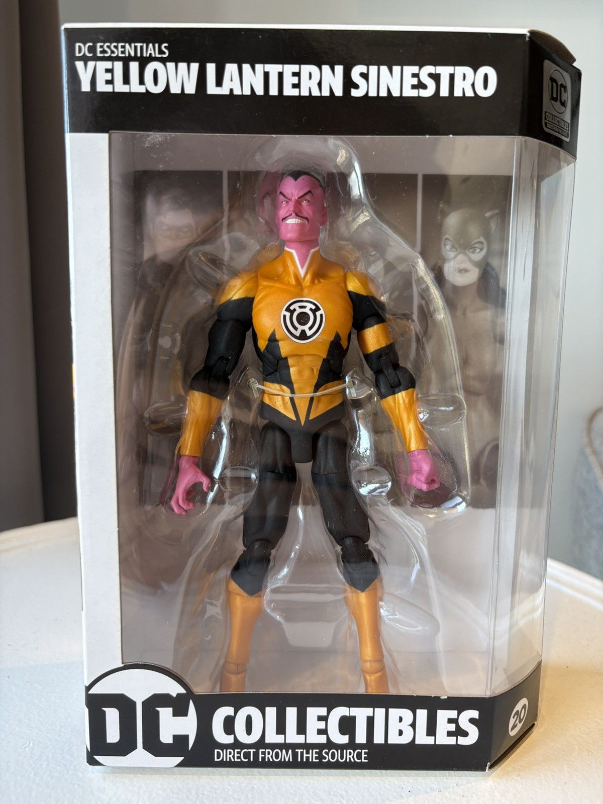 DC Collectibles Essentials: Yellow Lantern Sinestro 7” Action Figure -Sealed Box DC Collectibles Essentials: Yellow Lantern Sinestro 7” Action Figure -Sealed Box