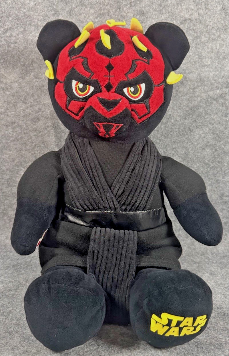 Build-A-Bear Star Wars Darth Maul Plush RETIRED HTF No Saber Build-A-Bear Star Wars Darth Maul Plush RETIRED HTF No Saber