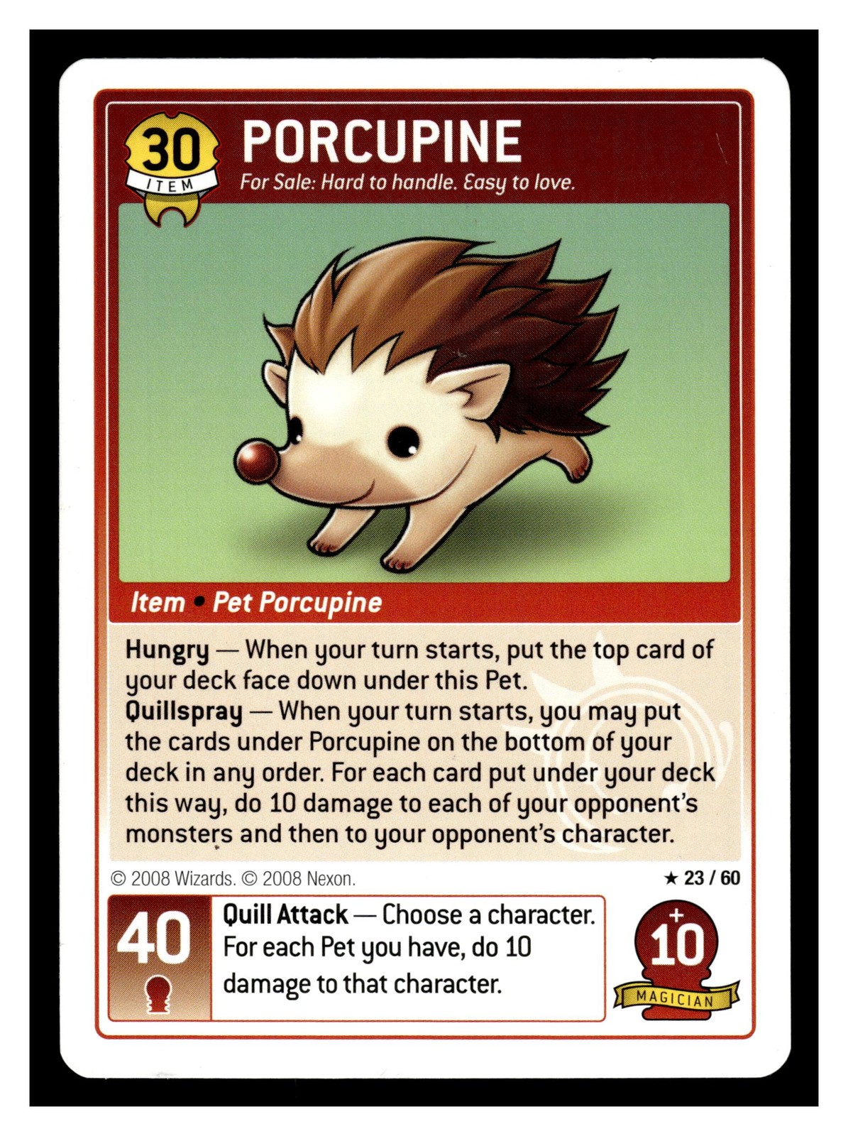 2008 Maple Story Porcupine #23
