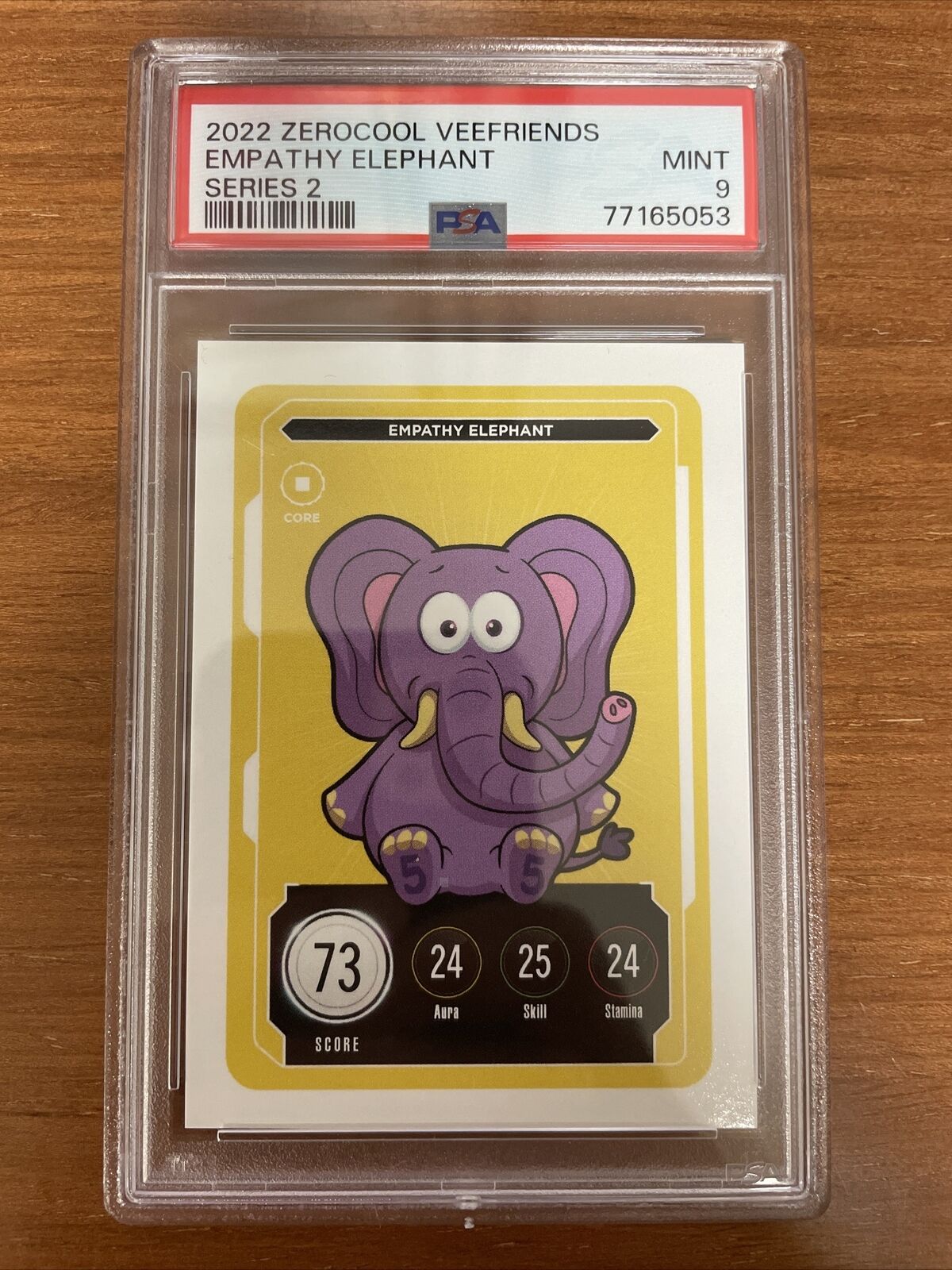 VeeFriends Compete And Collect Series 2 Empathy Elephant PSA 9 Mint