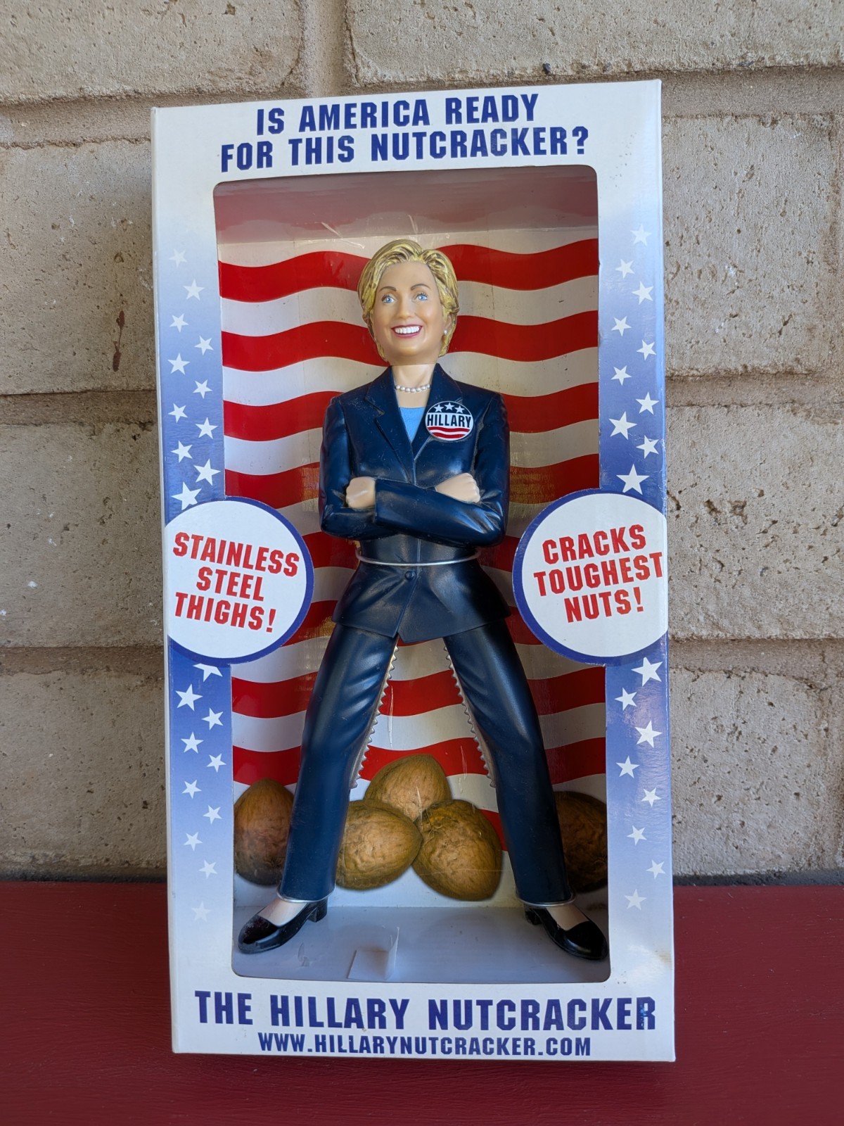 The Hillary Nutcracker Hillary Clinton Political Gag Toy NEW In Box The Hillary Nutcracker Hillary Clinton Political Gag Toy NEW In Box
