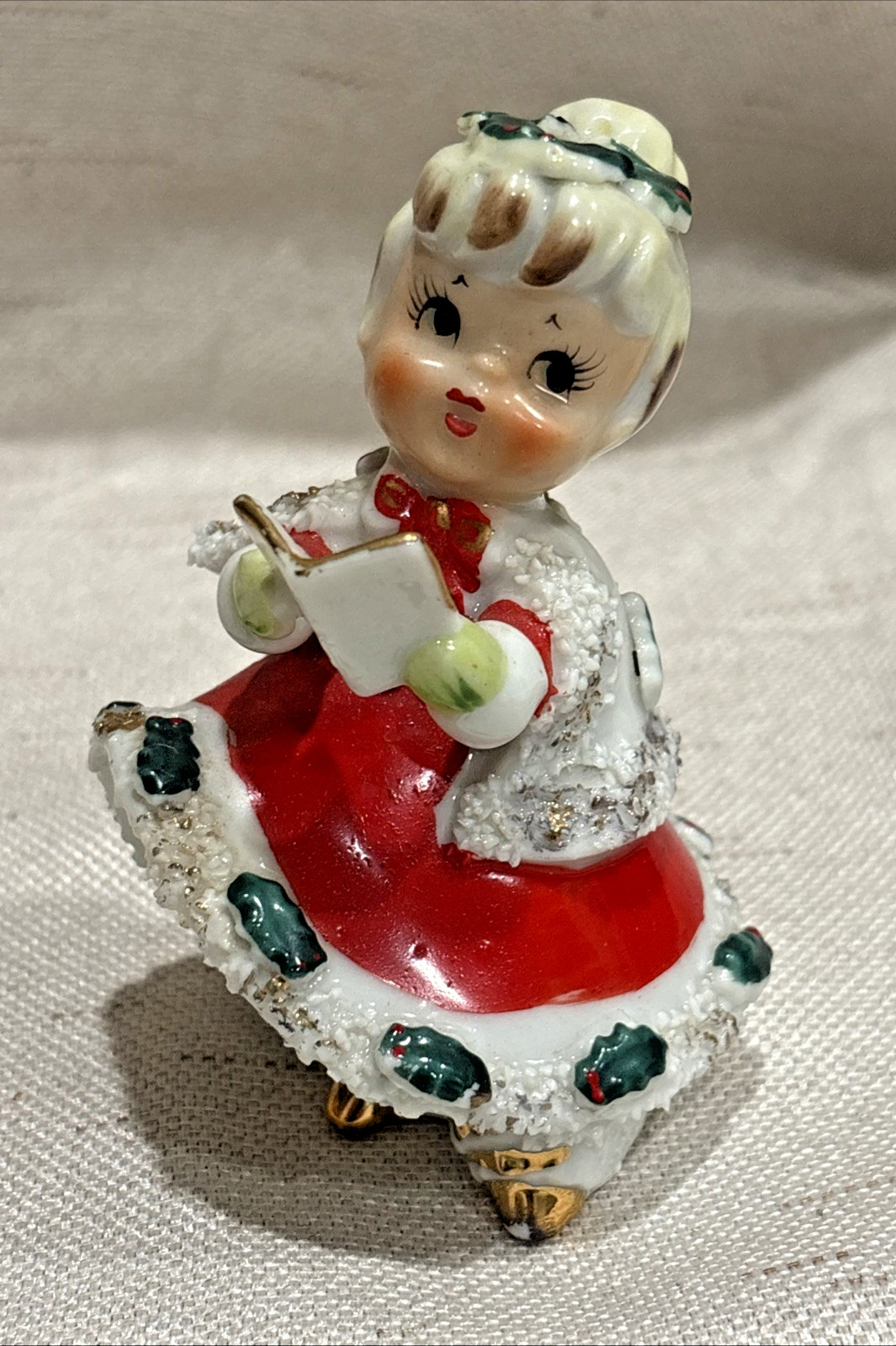 Vtg GEO Z LEFTON Spaghetti Christmas “BLOOMER GIRL