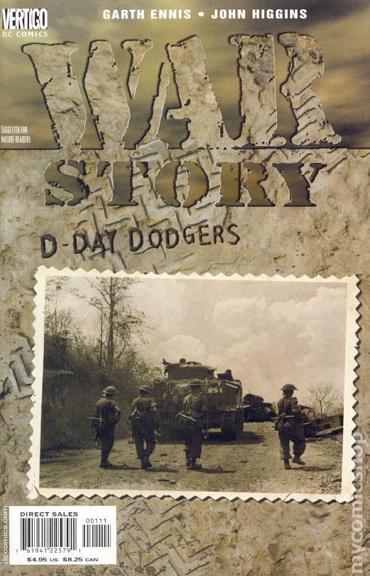 War Story D-Day Dodgers #1 VF 2001 Stock Image
