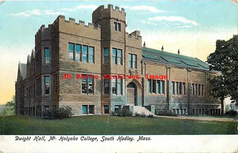 MA, South Hadley, Massachusetts, Mount Holyoke College, Dwight Hall, IPC No 1011