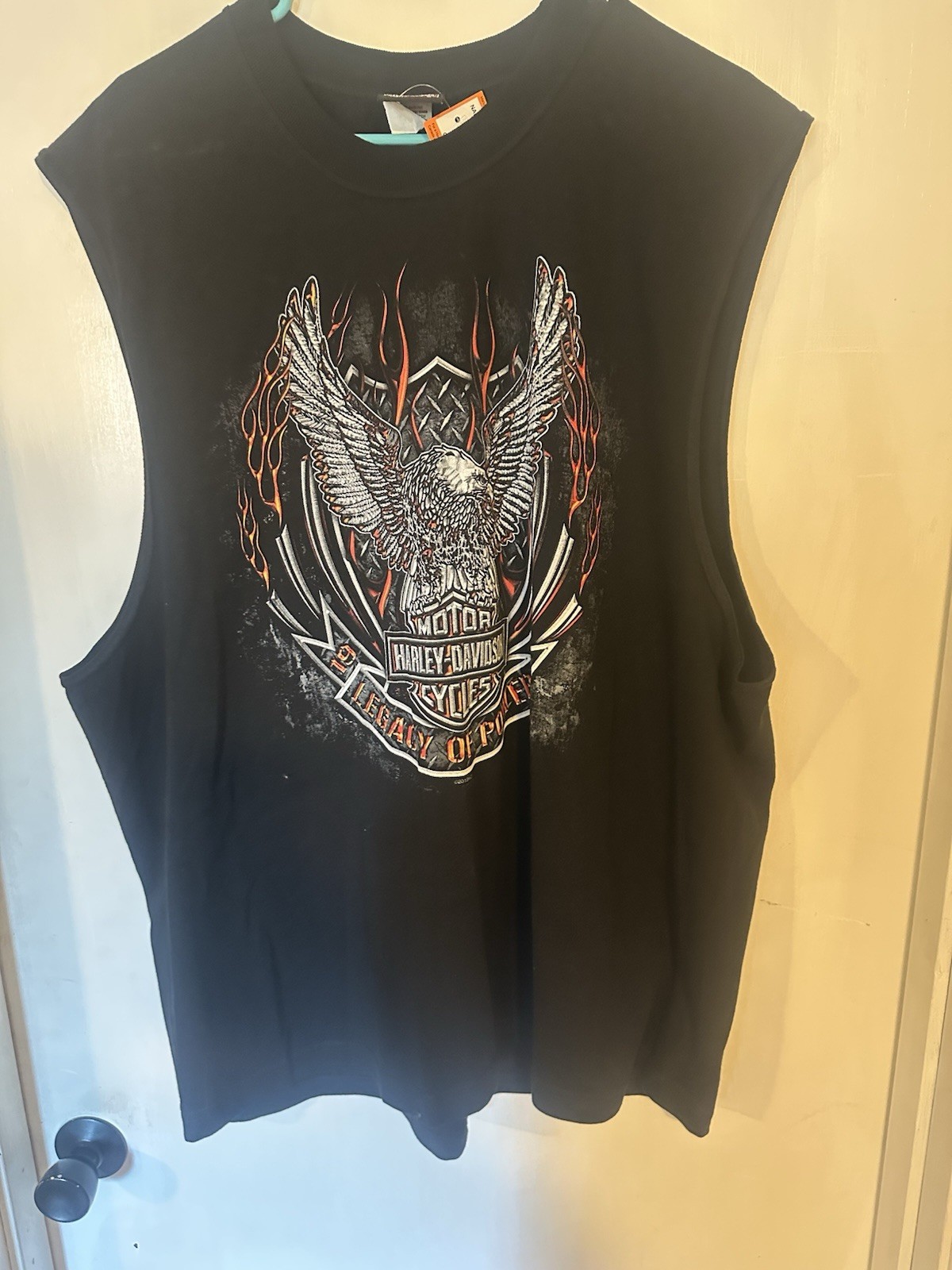 Harley Davidson Muscle T Shirt 2XL NWT Grand Teton Idaho Falls Bravado Black