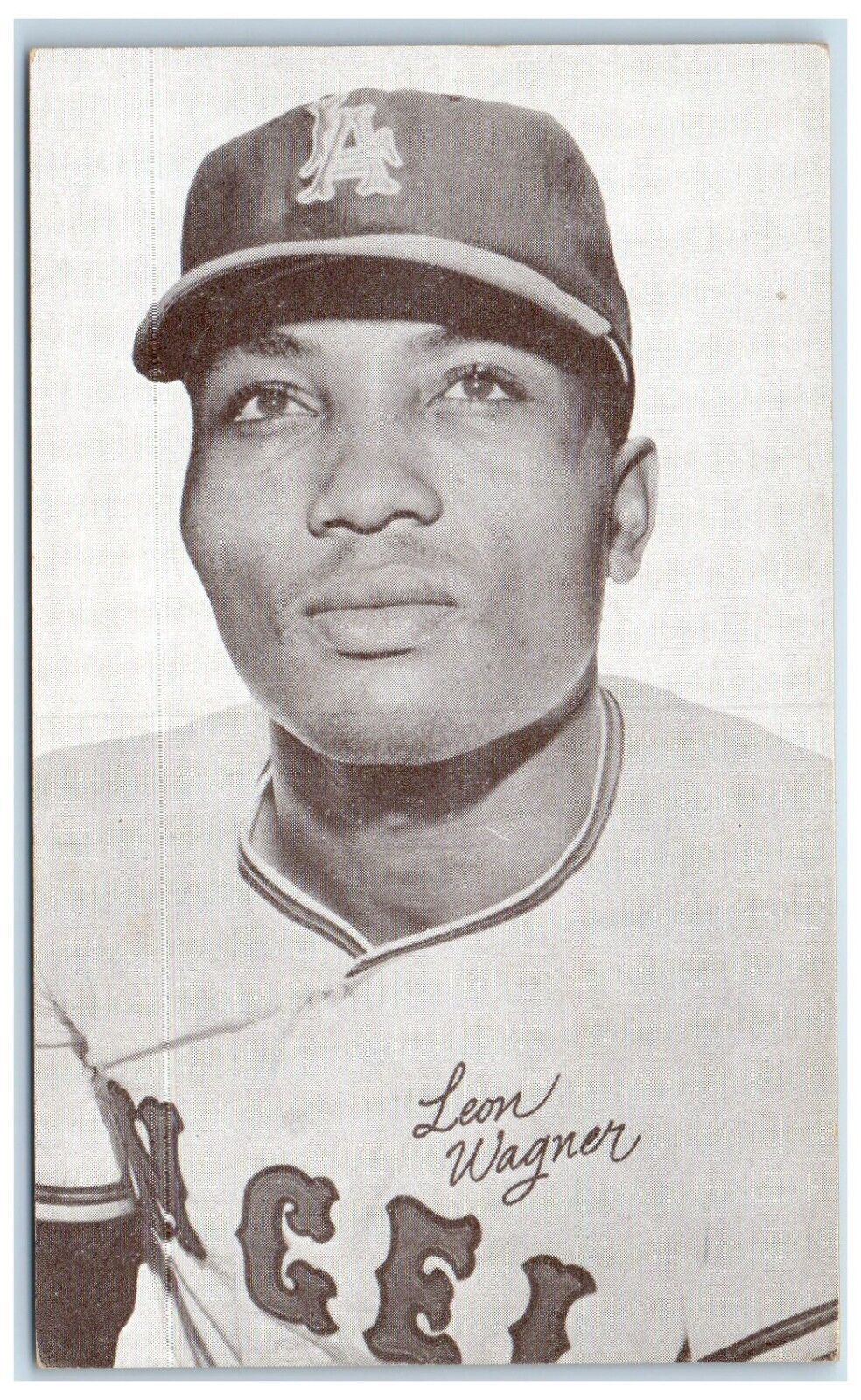 c1950's Leon Wagner Top Baseball Player Sports Exhibit Arcade Card