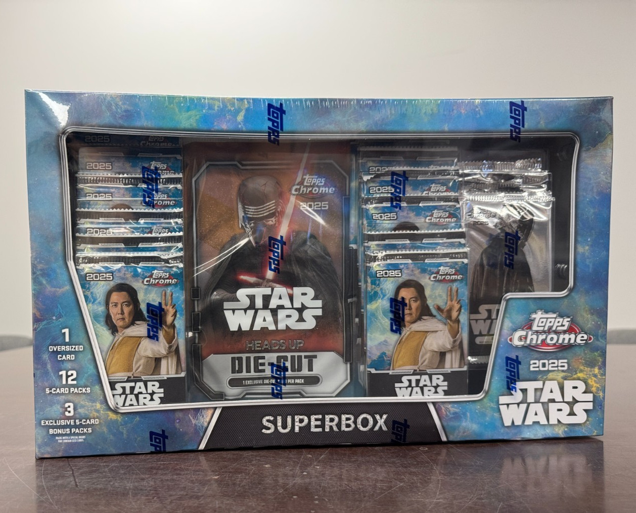 Topps Chrome Star Wars Super Box 2025 Costco Exclusive Sealed