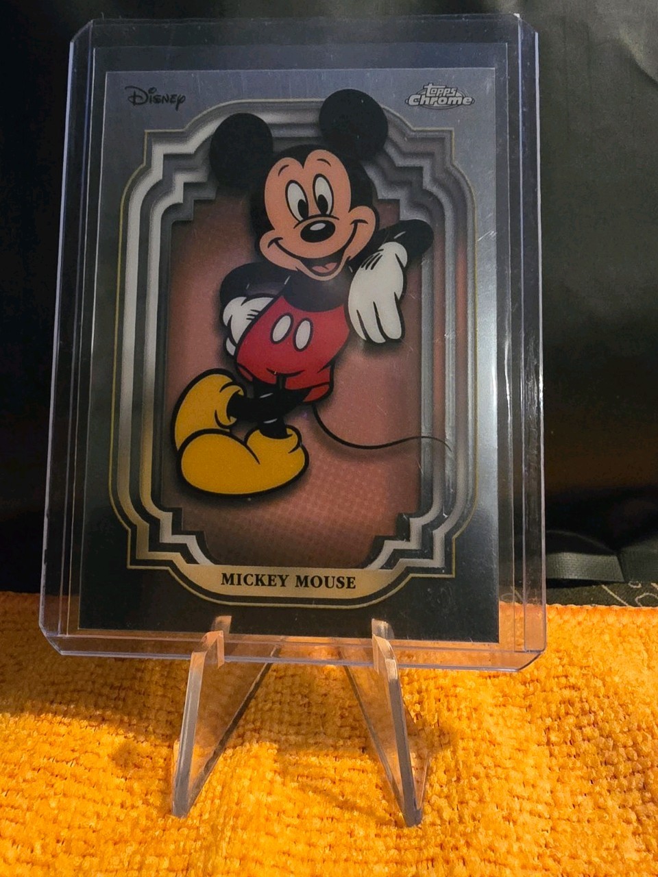 2024 Topps Chrome Disney Mickey Mouse #1 Base Card 2024 Topps Chrome Disney Mickey Mouse #1 Base Card