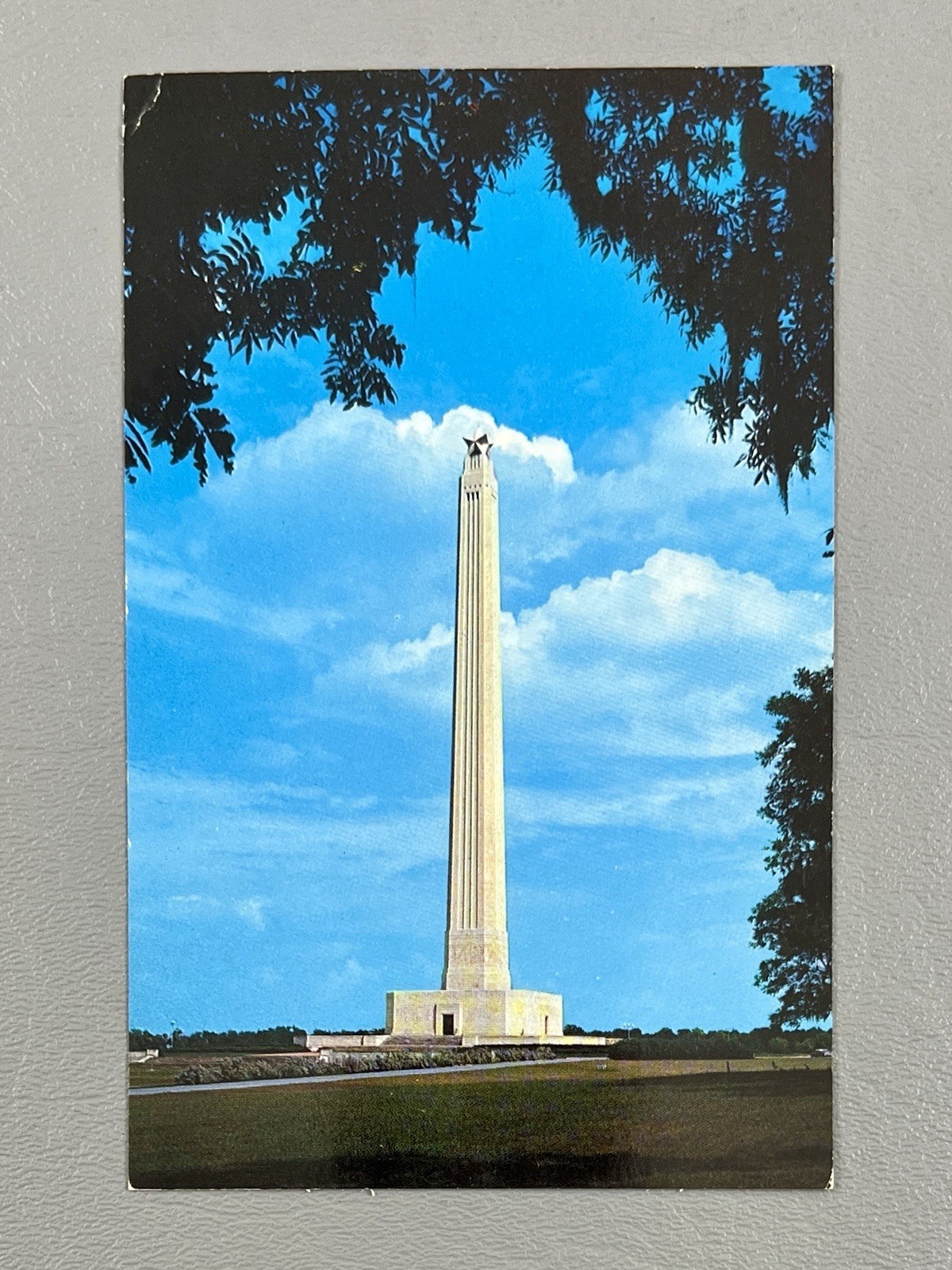 Vintage San Jacinto Monument Museum Houston TX Landmark Unposted Postcard Vintage San Jacinto Monument Museum Houston TX Landmark Unposted Postcard