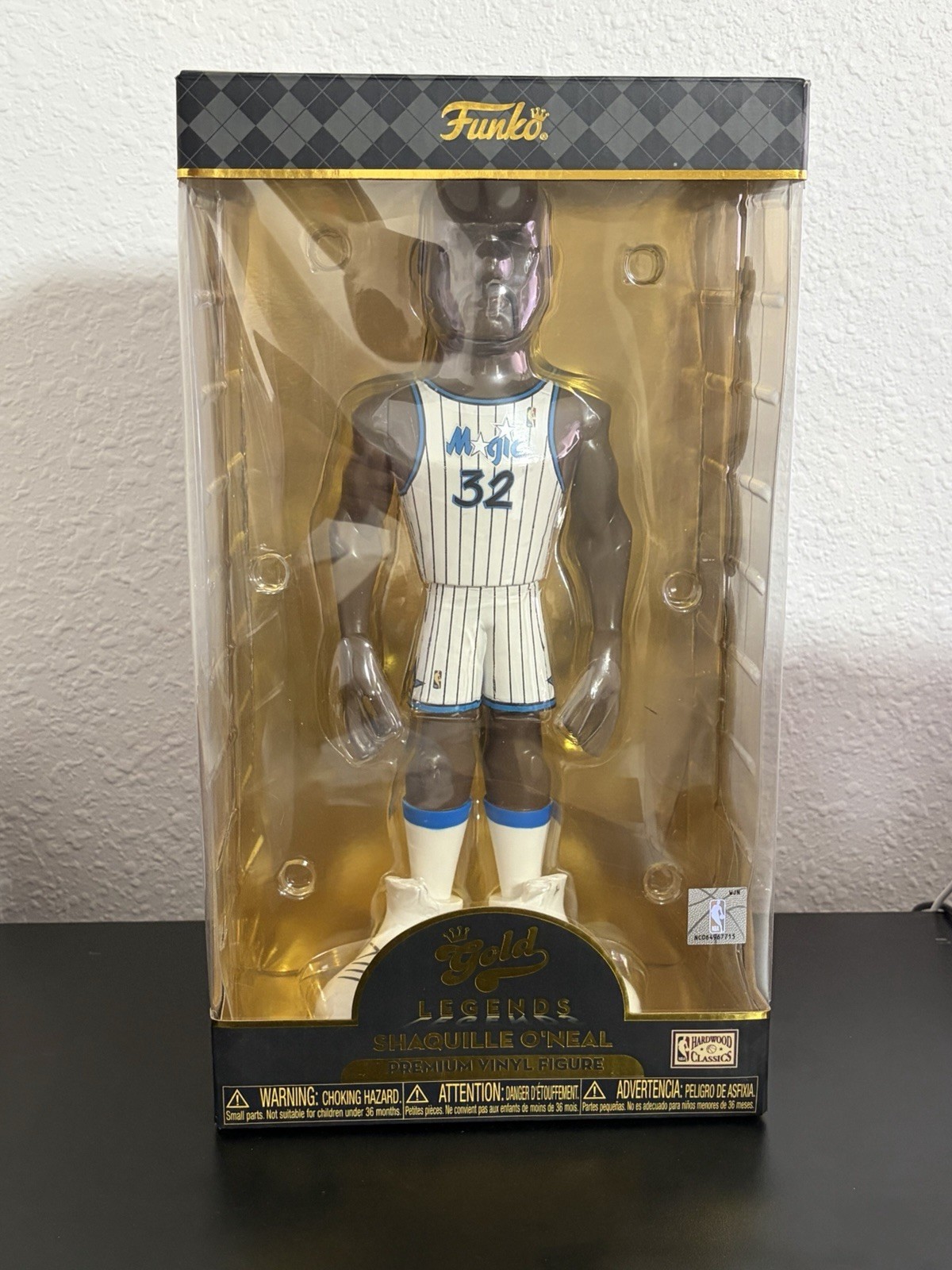 Shaquille O'Neal Funko Pop Gold Legends 12-inch Figure Orlando Magic #61157 Shaquille O'Neal Funko Pop Gold Legends 12-inch Figure Orlando Magic #61157