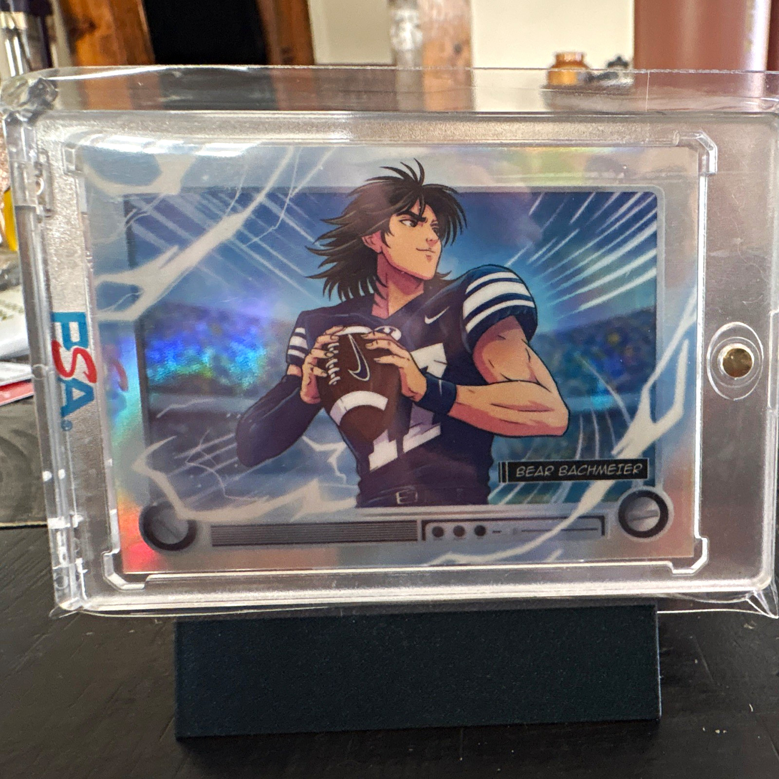 Topps 2026 Anime Nation Football Bear Bachmeier NLA-BB Hologram Card Topps 2026 Anime Nation Football Bear Bachmeier NLA-BB Hologram Card