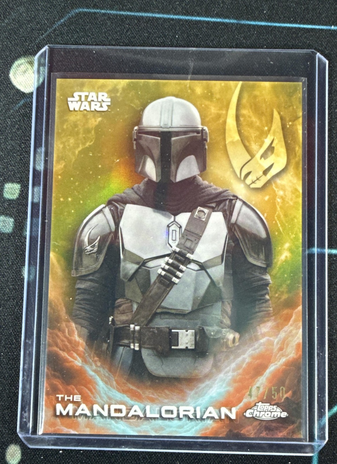 2025 Topps Chrome Star Wars The Mandalorian #CE-48 Costco Exclusive Gold /50 2025 Topps Chrome Star Wars The Mandalorian #CE-48 Costco Exclusive Gold /50