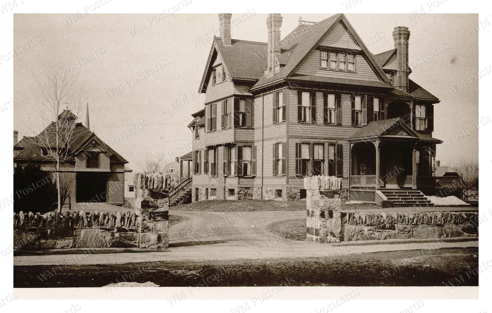 Andover Massachusetts 1893 J.B. Smith Residence Victorian Hous Standard Postcard Andover Massachusetts 1893 J.B. Smith Residence Victorian Hous Standard Postcard