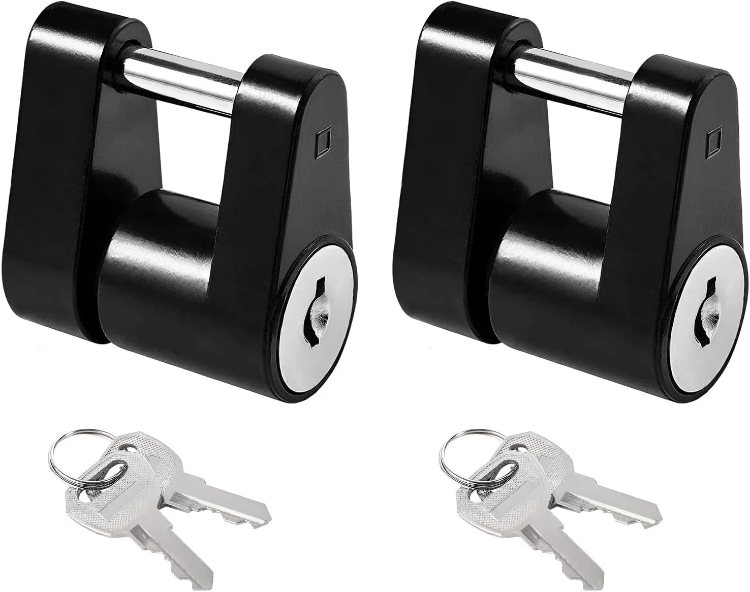 2 PCS Trailer Hitch Coupler Lock, Dia 1/4 Inch 3/4 Inch Span Trailer Hitch 2pcs 2 PCS Trailer Hitch Coupler Lock, Dia 1/4 Inch 3/4 Inch Span Trailer Hitch 2pcs